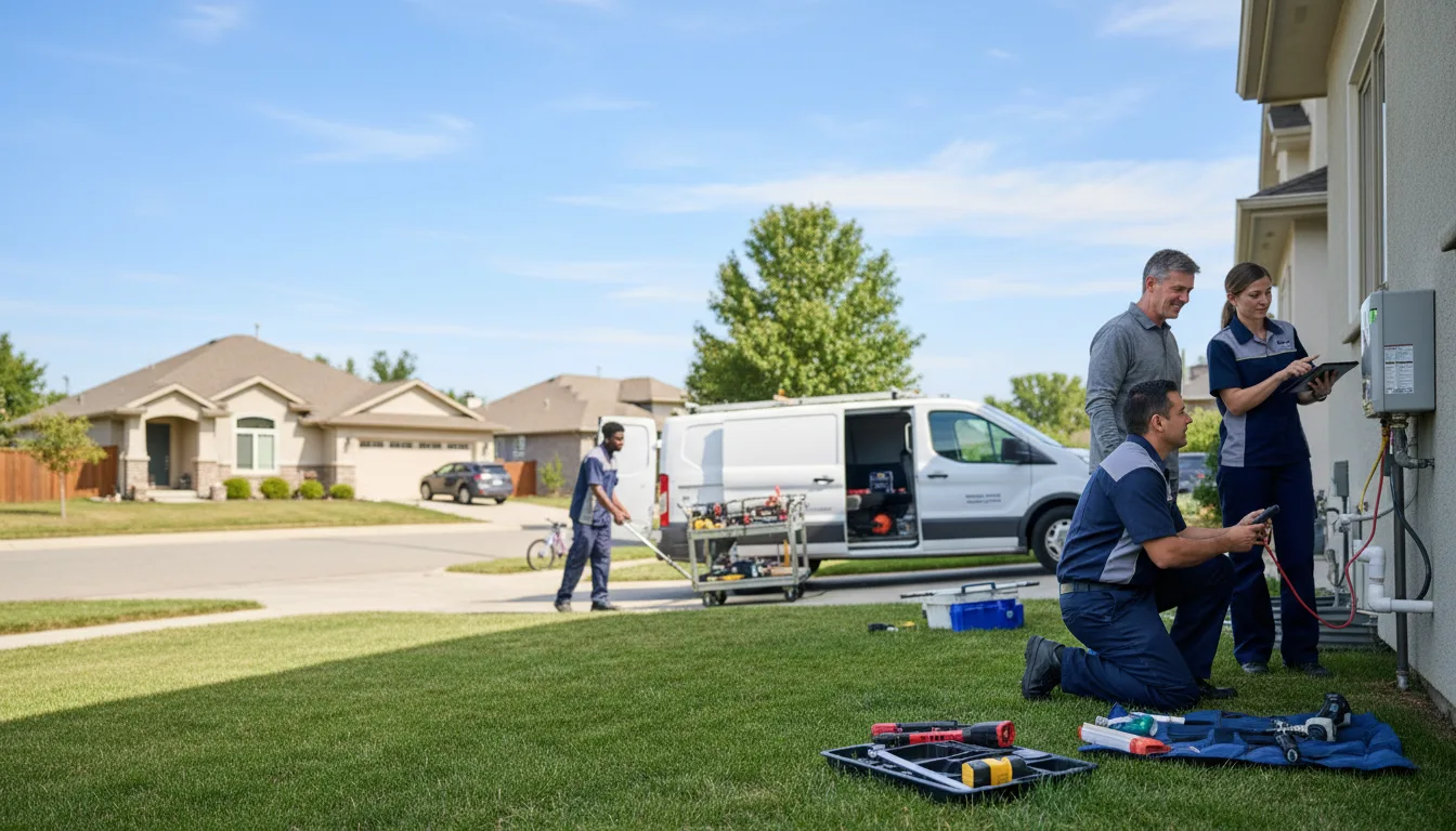 Tankless water heater service in Shidler, OK
